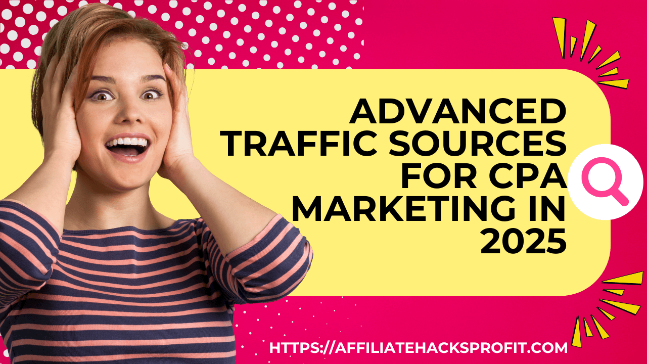 Targeted audience (relevance matters more than volume). best traffic sources for cpa marketing in 2025 (free & paid methods)